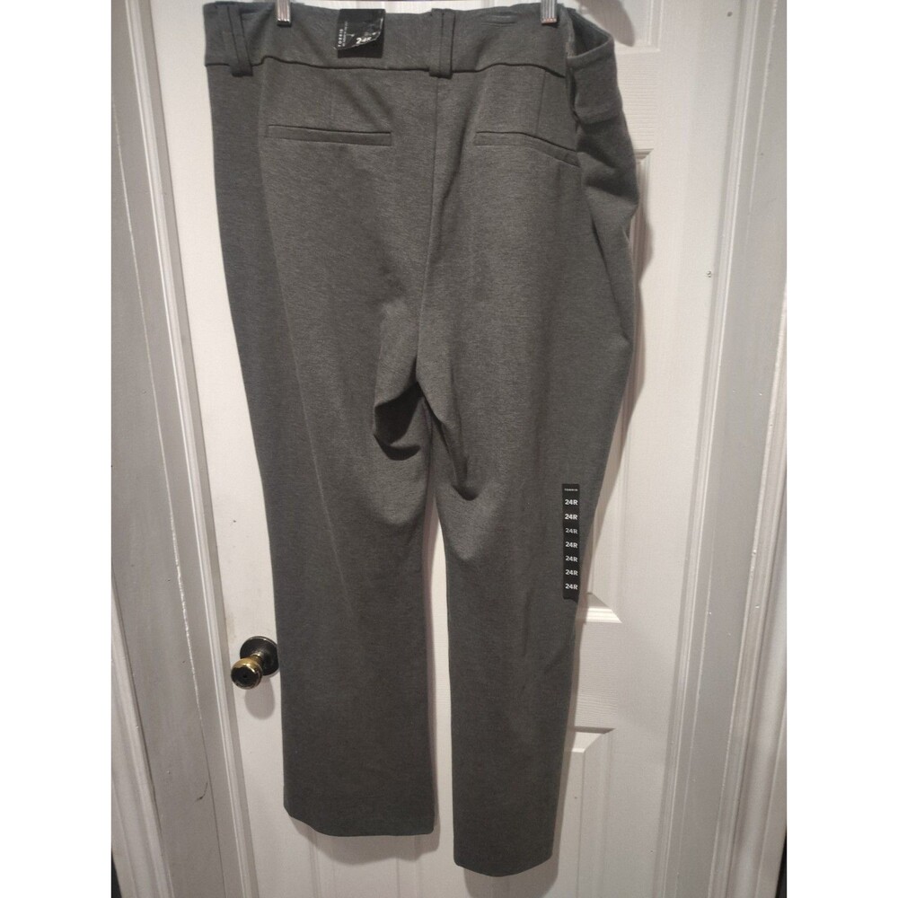 NWT Torrid The Noir Collection All-Nighter Pant Size 24R Gray Classic Work wear - Picture 2 of 10